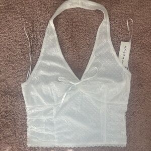 Pacsun White Halter Top